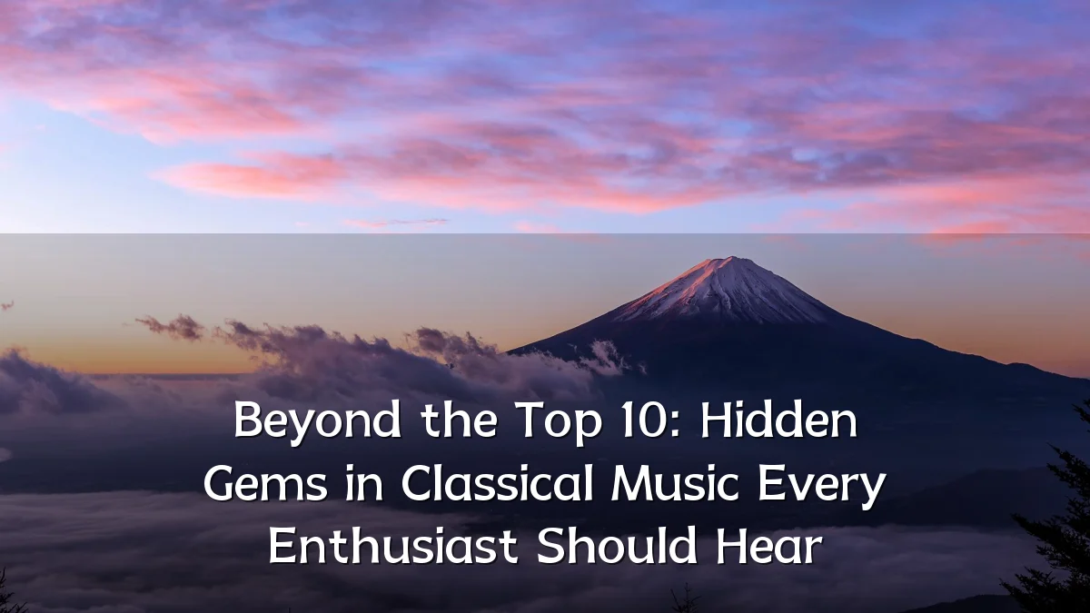 Beyond the Top 10: Hidden Gems in Classical Music Every Enthusiast Should Hear
