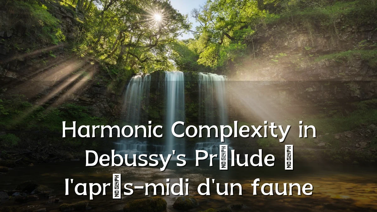 Harmonic Complexity in Debussy's Prélude à l'après-midi d'un faune