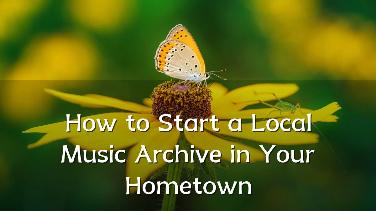 How to Start a Local Music Archive in Your Hometown