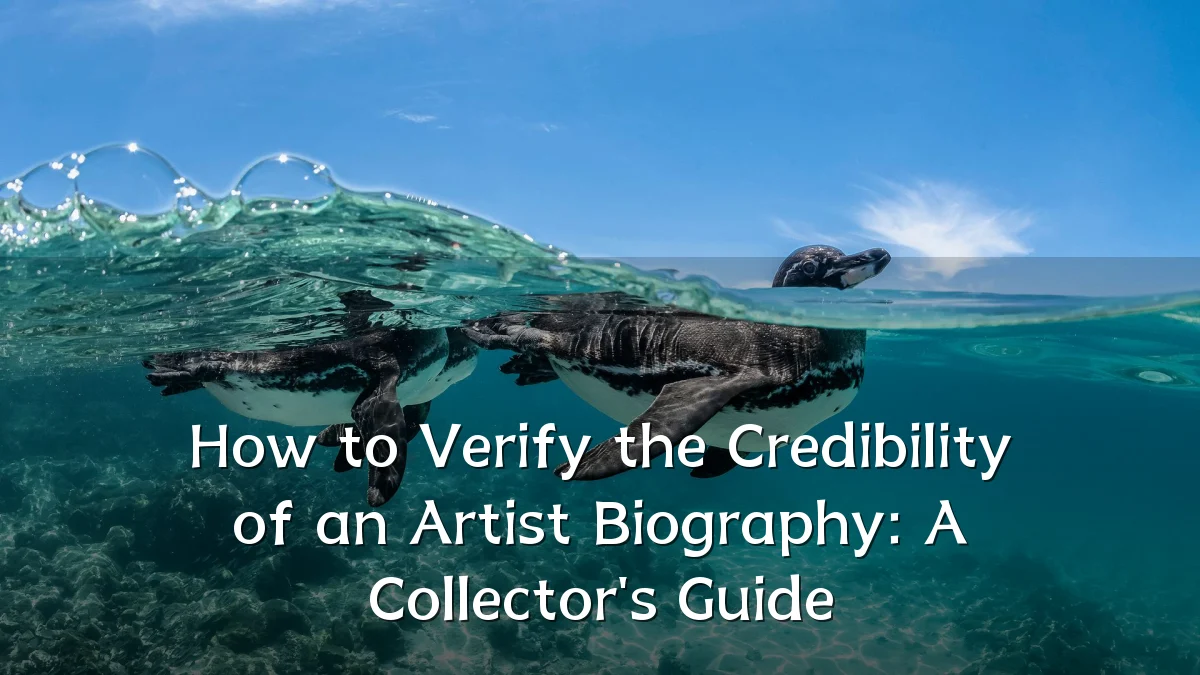 How to Verify the Credibility of an Artist Biography: A Collector's Guide