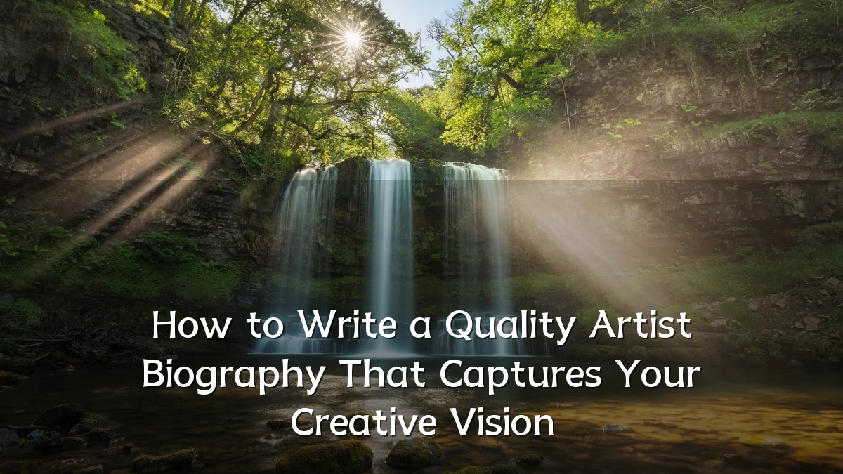 How to Write a Quality Artist Biography That Captures Your Creative Vision