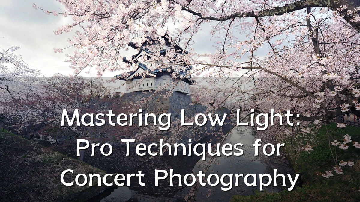 Mastering Low Light: Pro Techniques for Concert Photography