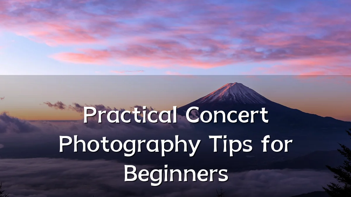 Practical Concert Photography Tips for Beginners