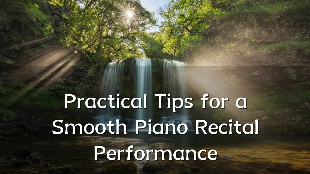 Practical Tips for a Smooth Piano Recital Performance