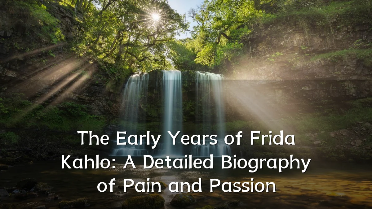 The Early Years of Frida Kahlo: A Detailed Biography of Pain and Passion