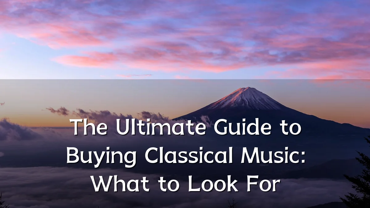 The Ultimate Guide to Buying Classical Music: What to Look For