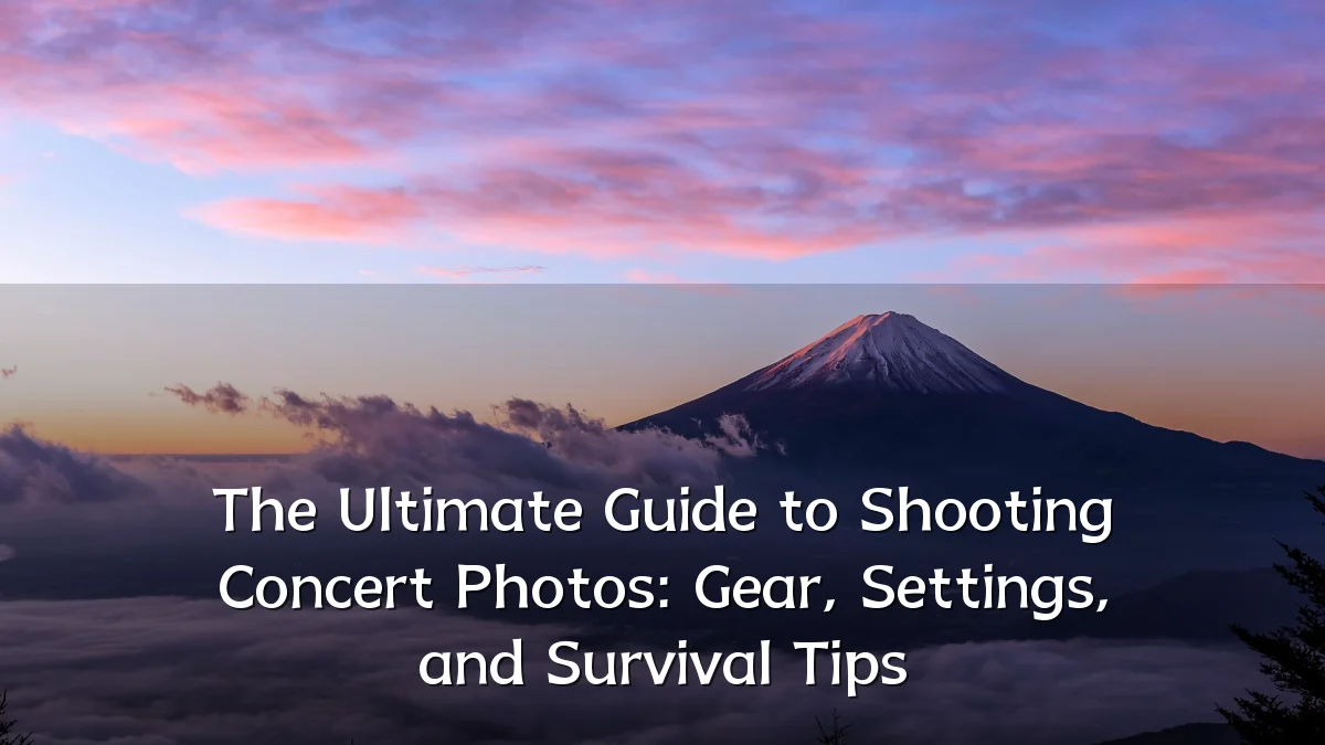 The Ultimate Guide to Shooting Concert Photos: Gear, Settings, and Survival Tips