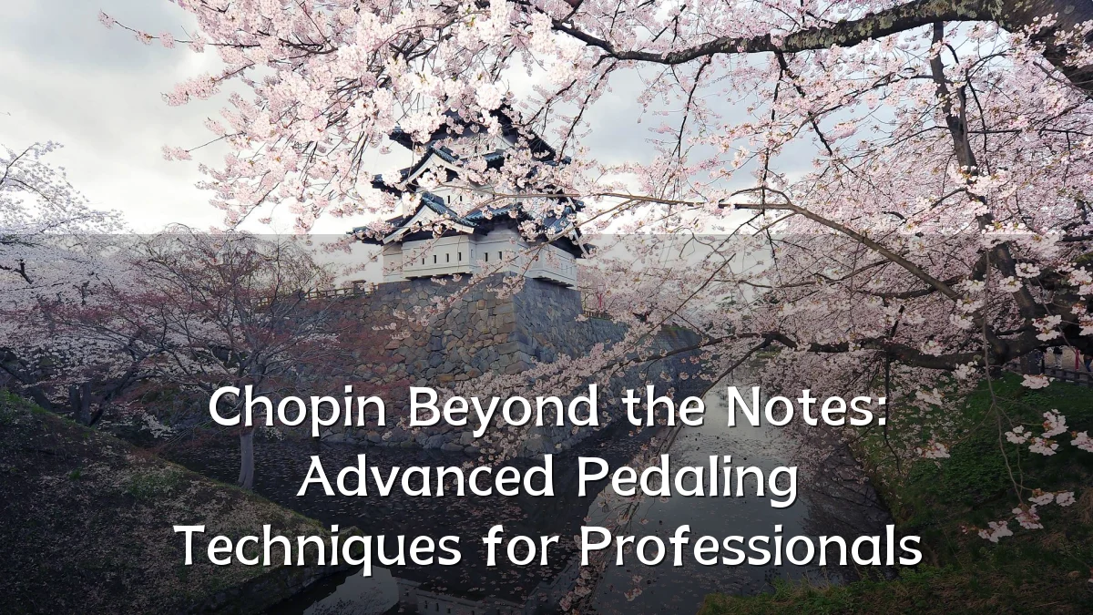 Chopin Beyond the Notes: Advanced Pedaling Techniques for Professionals