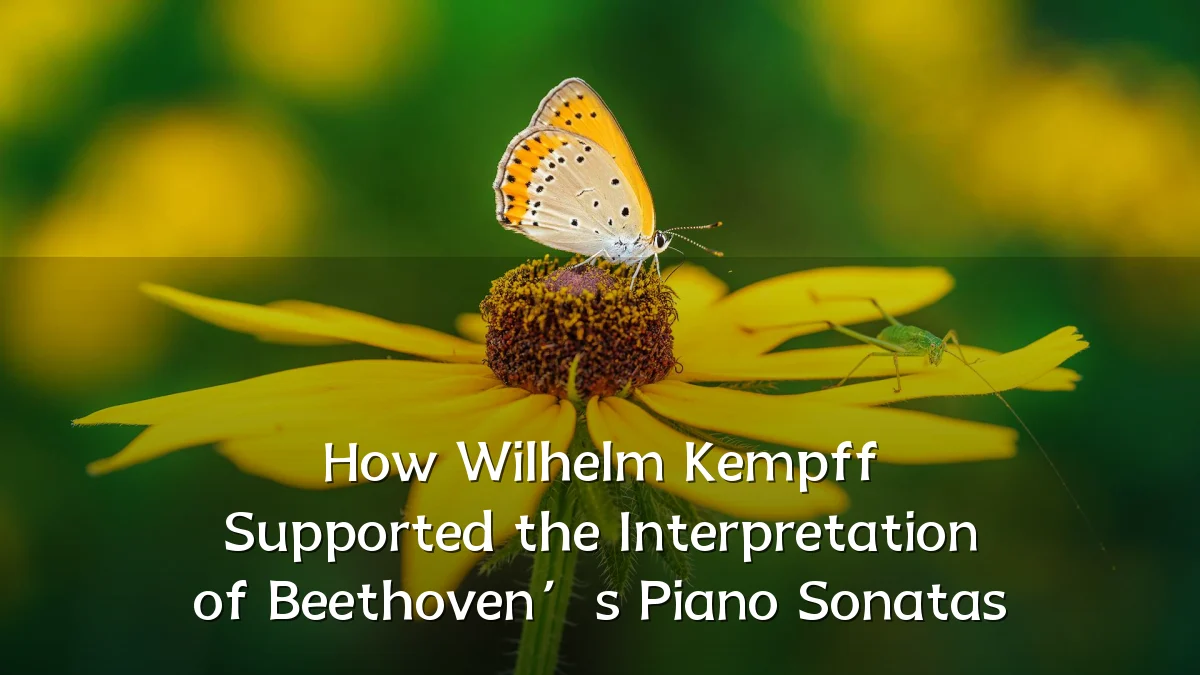 How Wilhelm Kempff Supported the Interpretation of Beethoven’s Piano Sonatas