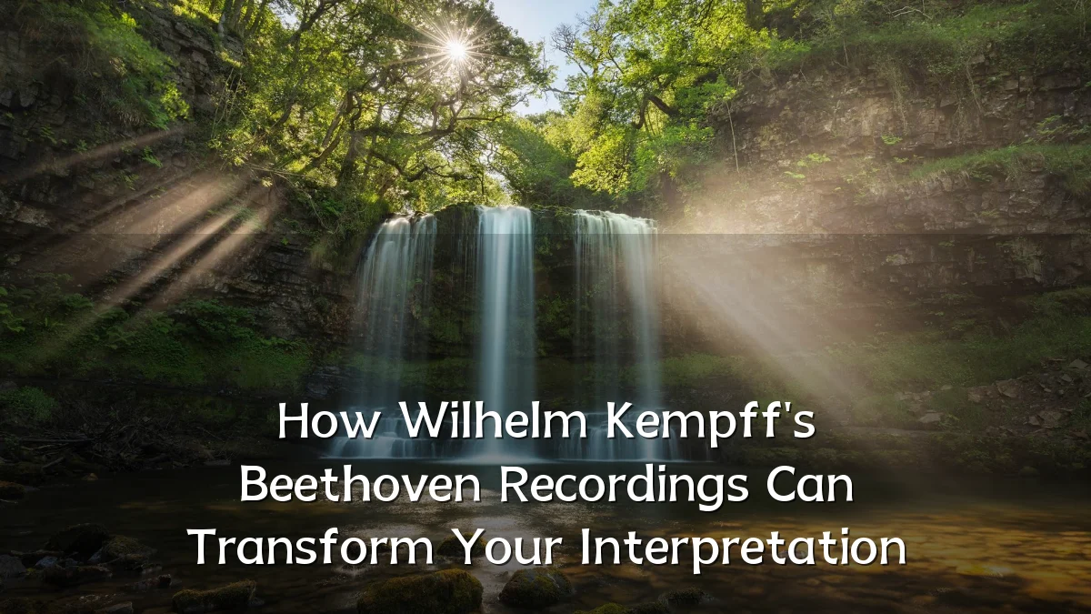 How Wilhelm Kempff's Beethoven Recordings Can Transform Your Interpretation