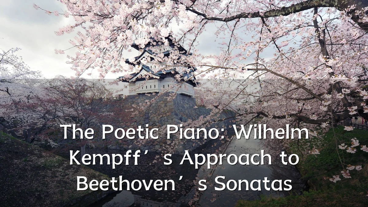 The Poetic Piano: Wilhelm Kempff’s Approach to Beethoven’s Sonatas