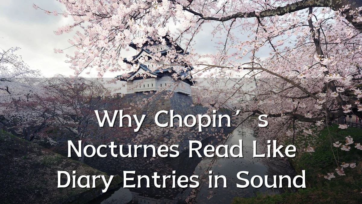 Why Chopin’s Nocturnes Read Like Diary Entries in Sound