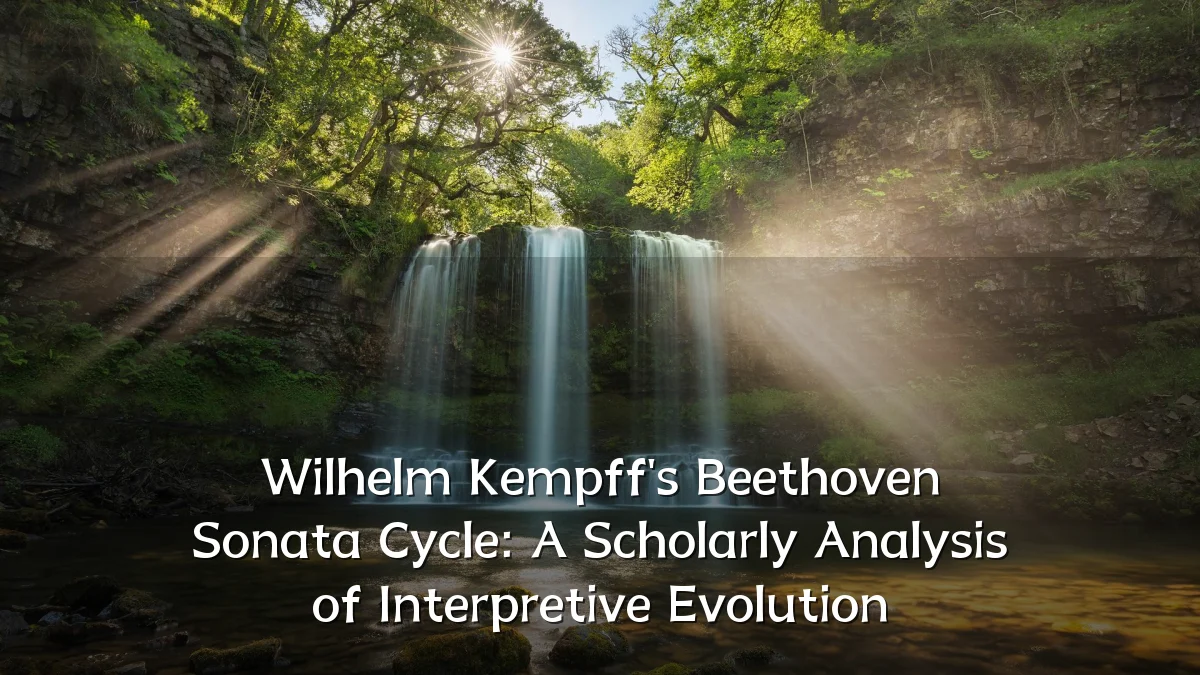 Wilhelm Kempff's Beethoven Sonata Cycle: A Scholarly Analysis of Interpretive Evolution